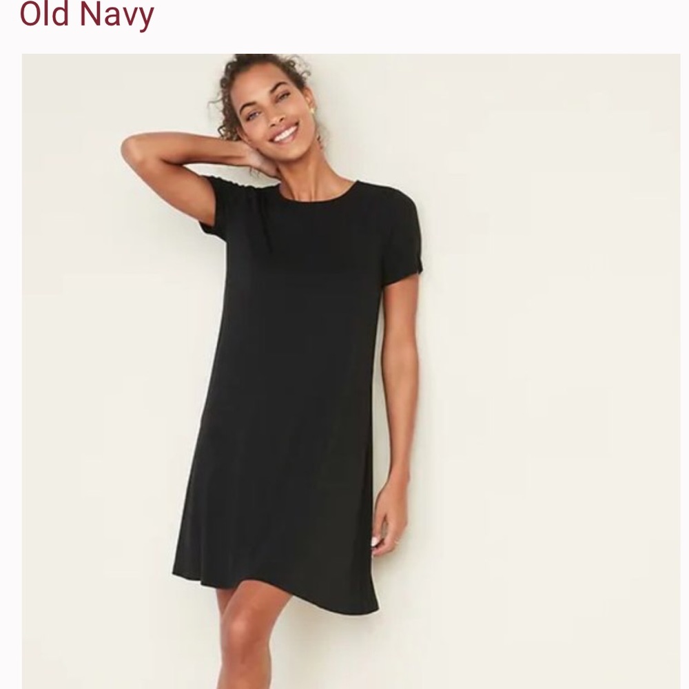 Old Navy Black T shirt dress